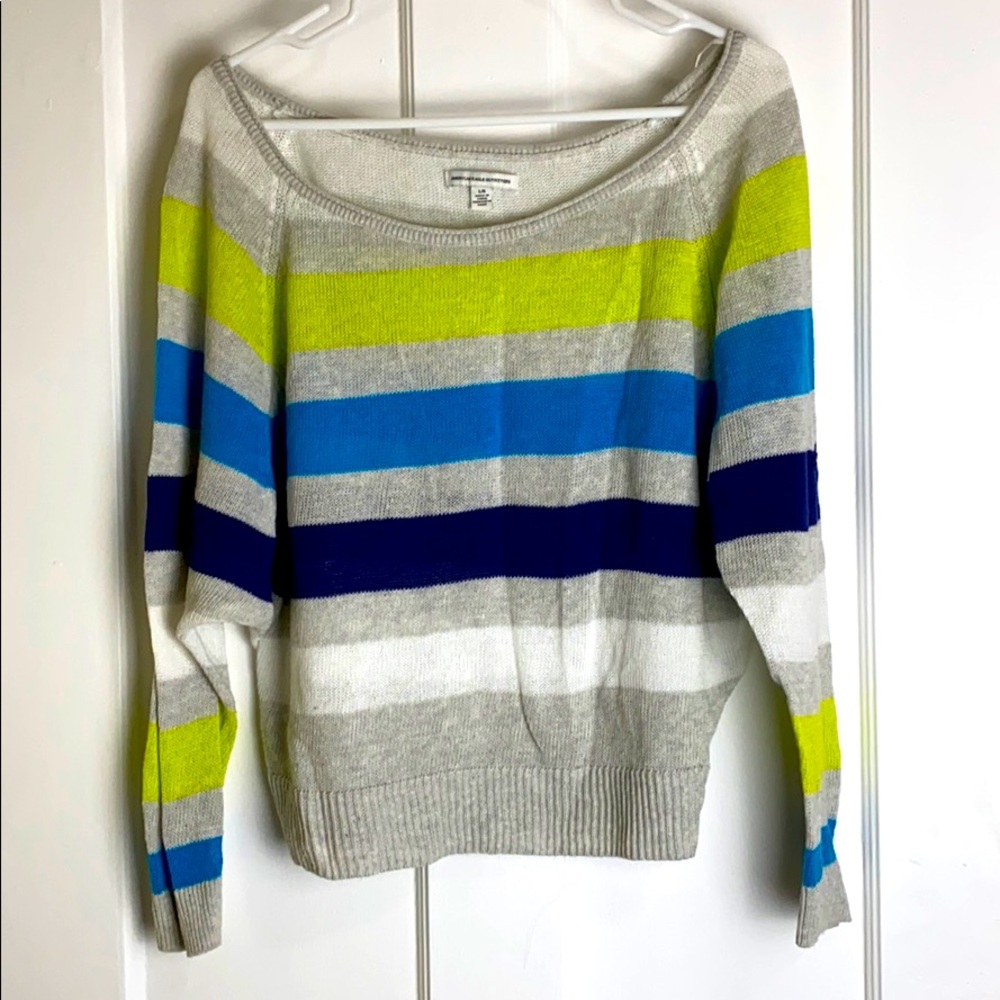 American Eagle Outfitters colorful striped sweater